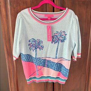 Lilly Pulitzer Vivie Sweater Prefect Match Intarsia